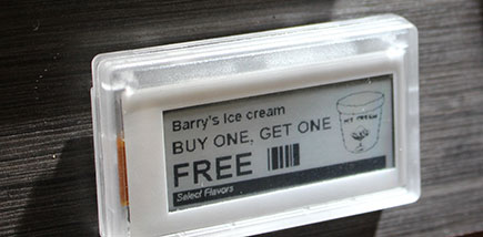 E Ink low temerature retail display 2